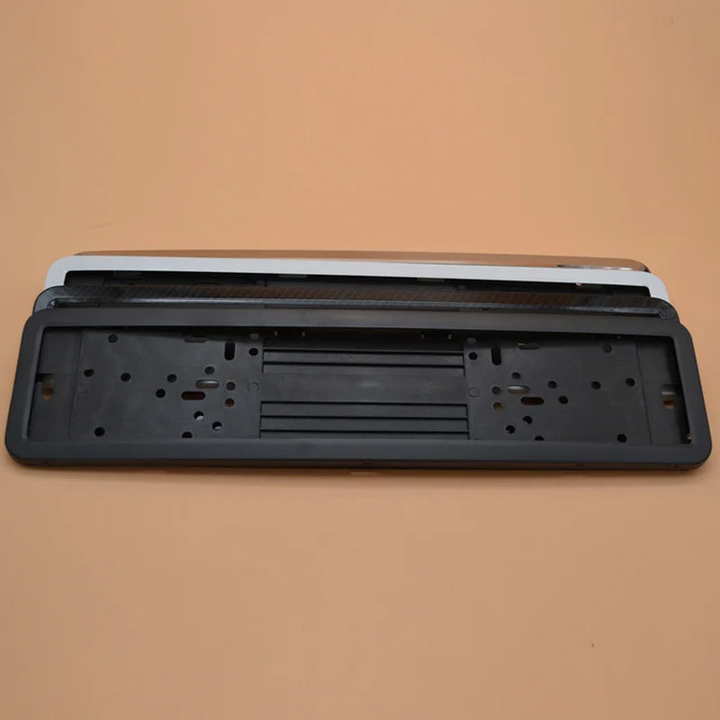Plastic＋Stainless Steel Car European/German/Russian License Plate Holder Frame