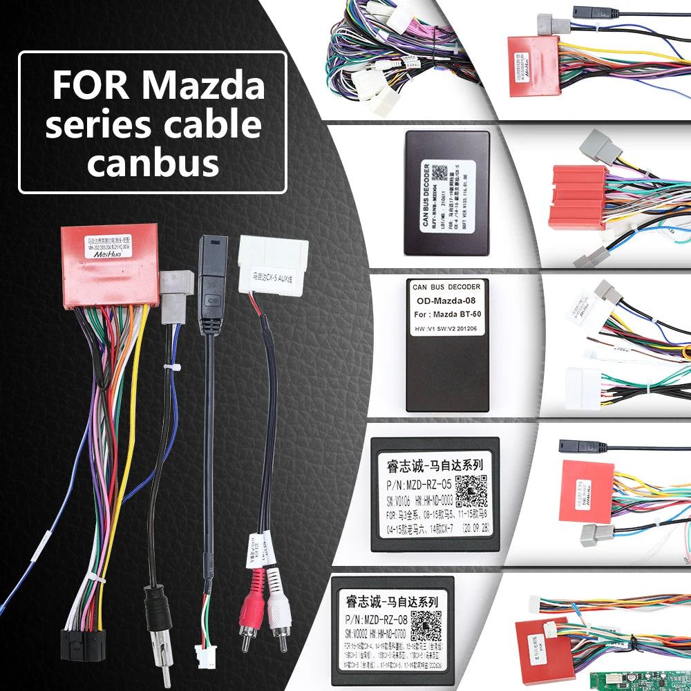 For Mazda 2 3 5 6 8 CX-7 CX-3 CX-9 Rx-8 BT50 CX-4 AXELA MX-5 ISAMU PREMACY 323 Car Radio A