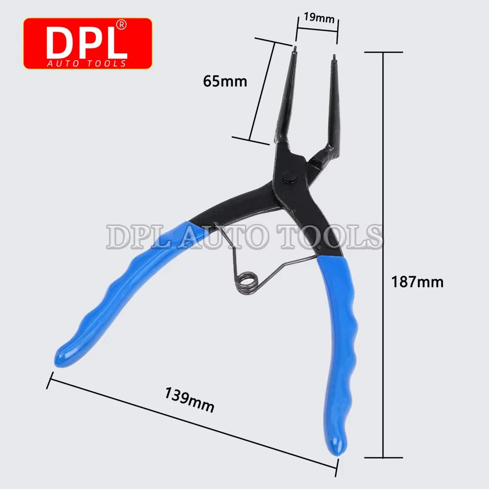 Internal Retaining Ring Remover | 90 Degrees Bending Heavy Duty Circlip Pliers for Auto Motorcyc - Automotive LED Light