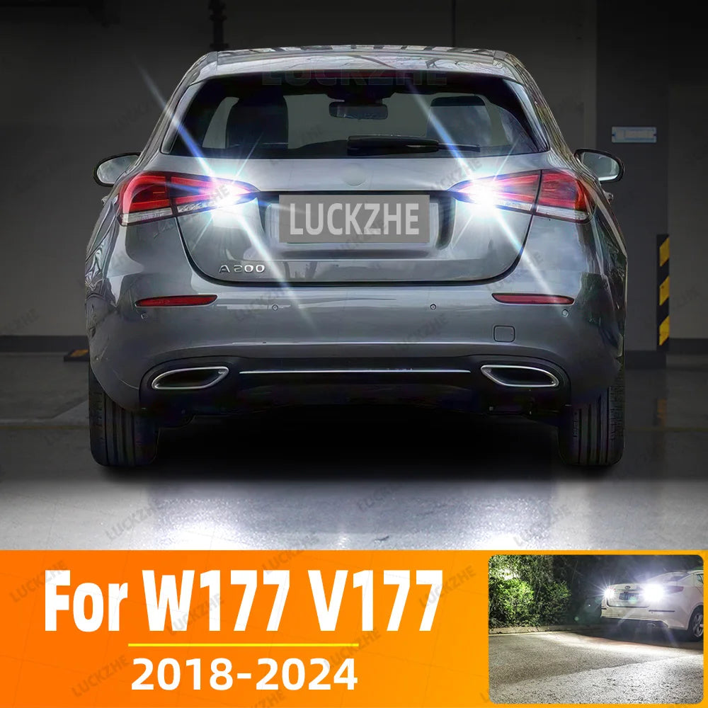 LED Interior Light Kit for Mercedes W177 V177 LED Reverse Lights Car Reversing Lamp A Class W177 V177 - Canbus Error-...