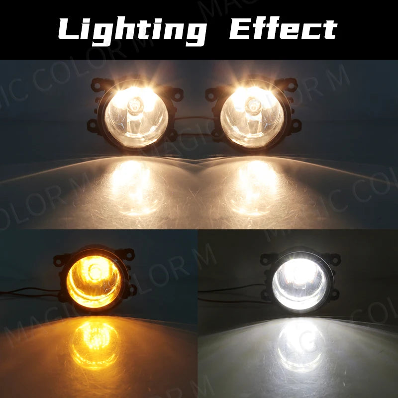 For Mitsubishi ASX 2011 2012 2013 LED Fog Light Lamp Headlights Halogen Cover Hood Frame B | AUTOKITSHOP