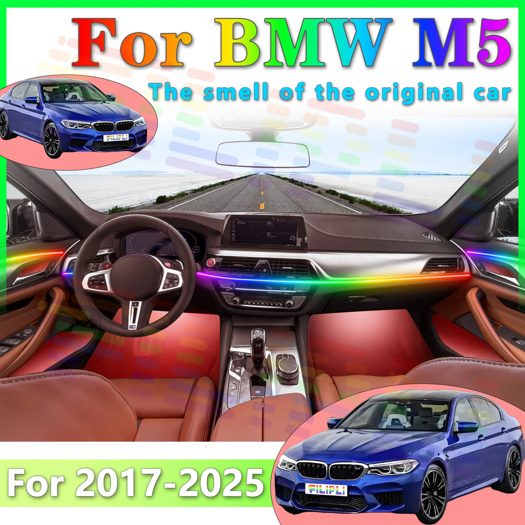 RGB - Ambient Light - for BMW F90 M5 - App Control - Car Interior Lighting | AUTOKITSHOP