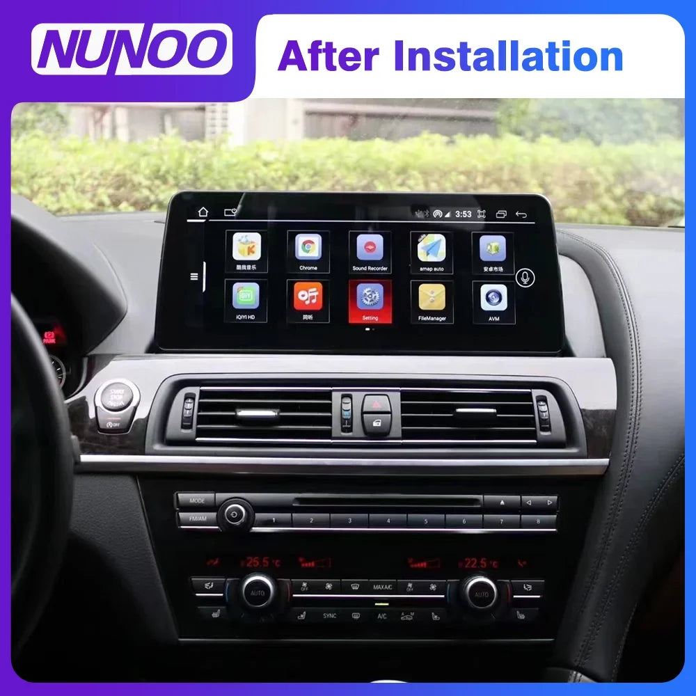 Android 14 Radios Carplay Monitor For BMW 6 Series F06 F12 F13 2011-2018 Car Multimedia Pl
