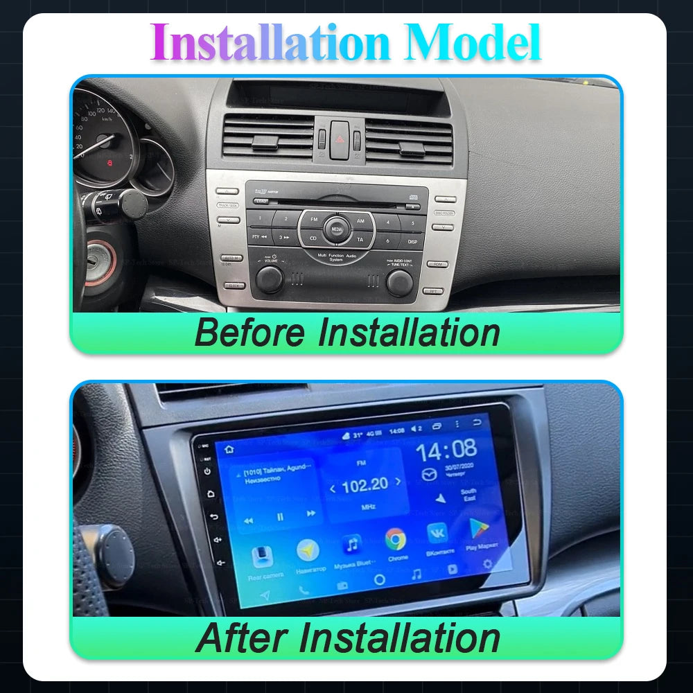 Android 16 For Mazda 6 Gh 2007 2008 2009 2010 2011 2012 Car Radio Multimedia Video Player  | AUTOKITSHOP