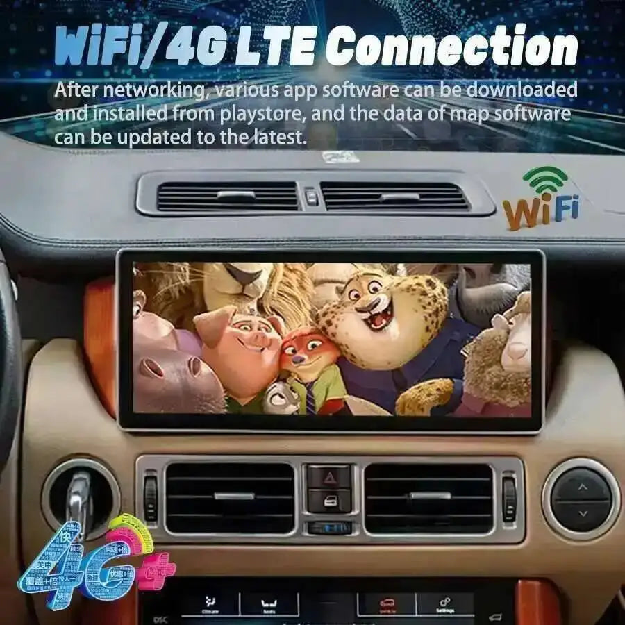 12.3inch Car Multimedia Video For Land Rover Range Rover V8 L322 2005-2012 GPS Navi Androi | AUTOKITSHOP