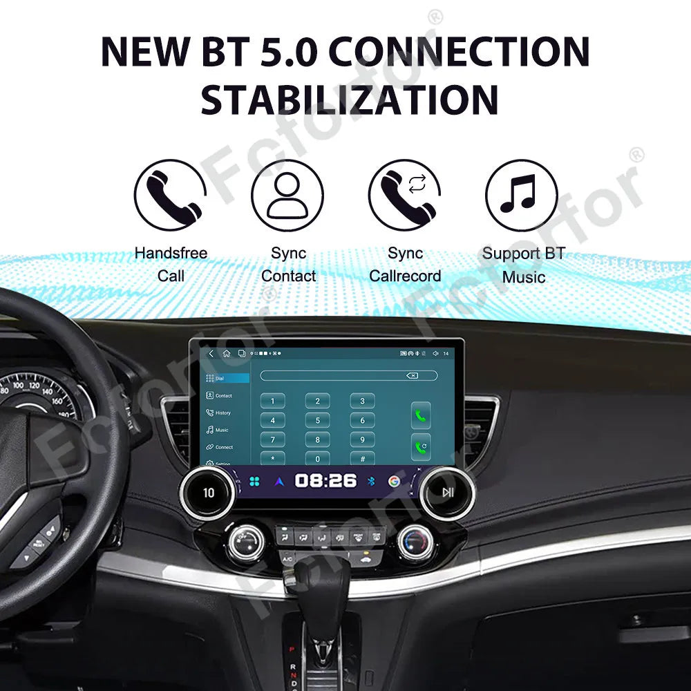 11.5 Inch Android 15 Wireless Carplay For Honda CR-V 2012-2016 Modern Upgrade High Definit