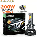 K8 Pro 200W H7 LED Bulb for Car Headlight Kit Fog Light H7 H11 H1 9005 H4 Canbus Turbo Led