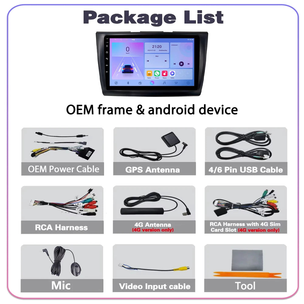 For Ford Taurus 2015 - 2019 Android auto Screen Car Stereo Radio Multimedia Wireless Carpl
