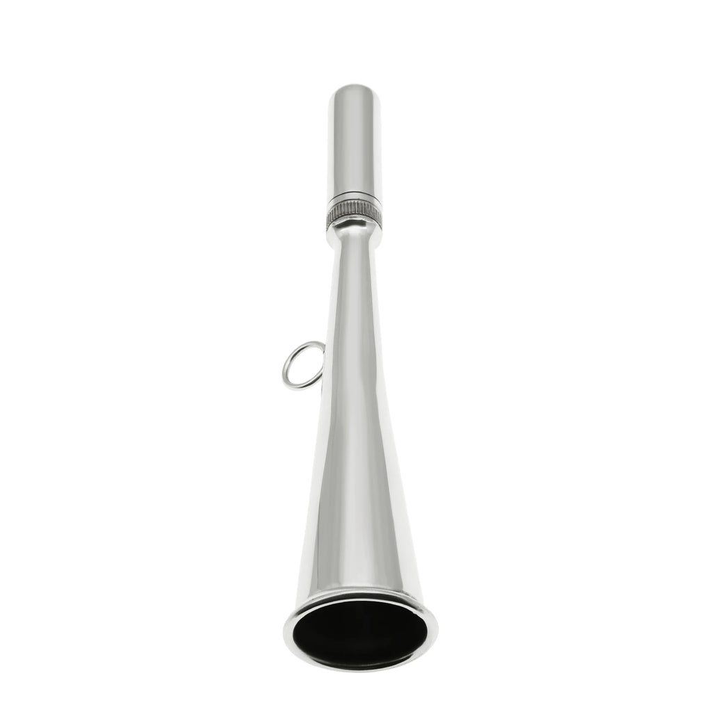 AD Foghorn Stainless Steel Fog Horn Boat Foghorn Handheld Foghorn with Removable Mouthpiece for  - Automotive LED Light
