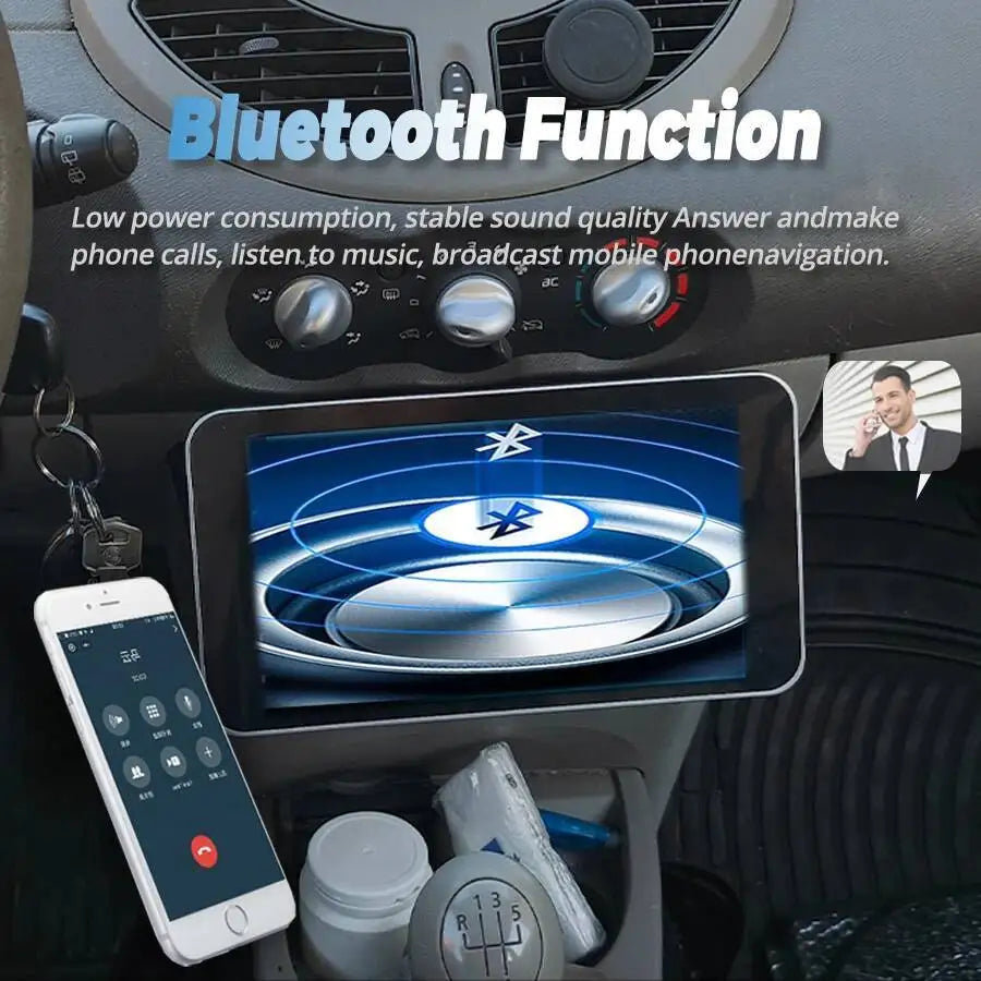 7'' Android 15 Screen Car Multimedia Player Stereo Navigation Stereo Carplay Head Unit Aut