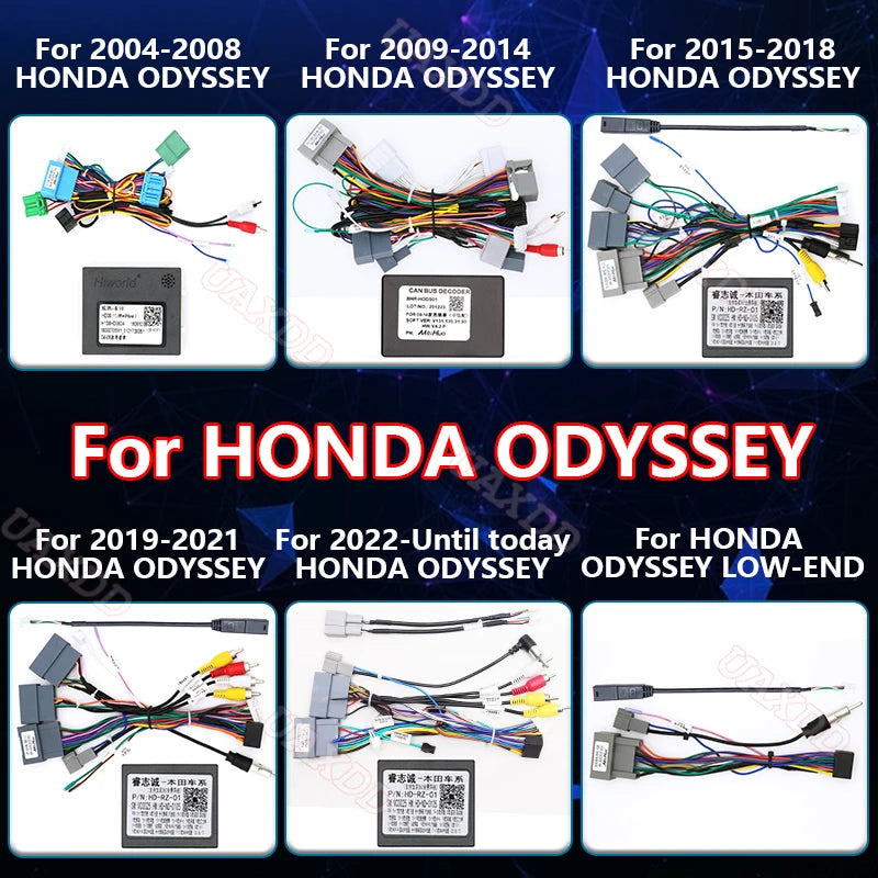 For 2004-2022 HONDA ODYSSEY Car Radio Android DVD Stereo Audio Screen Multimedia Video CD