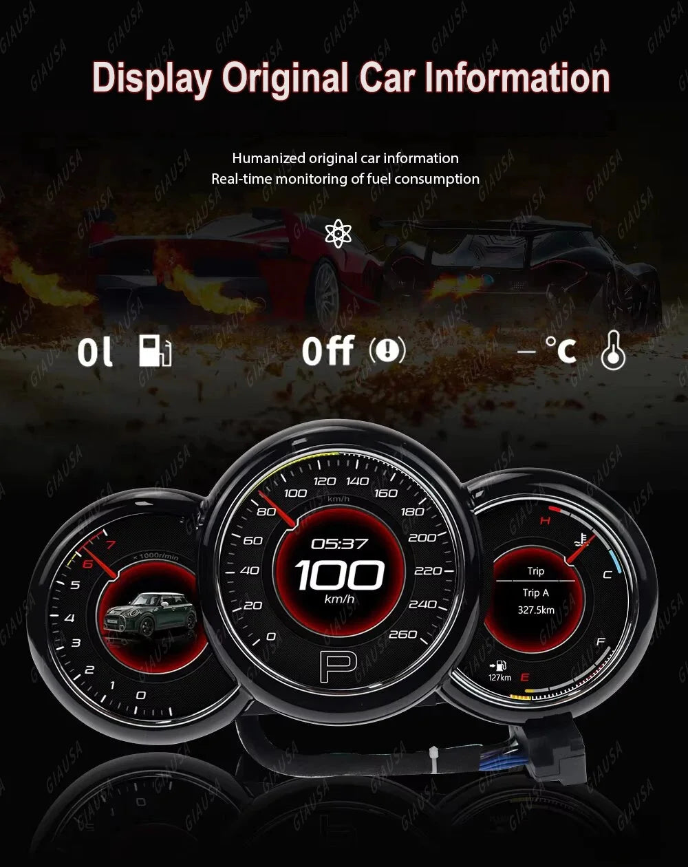 Car LCD Digital Cluster For BMW Mini Cooper 2014 to 2023 LCD Screen GPS Virtual Cockpit Sp