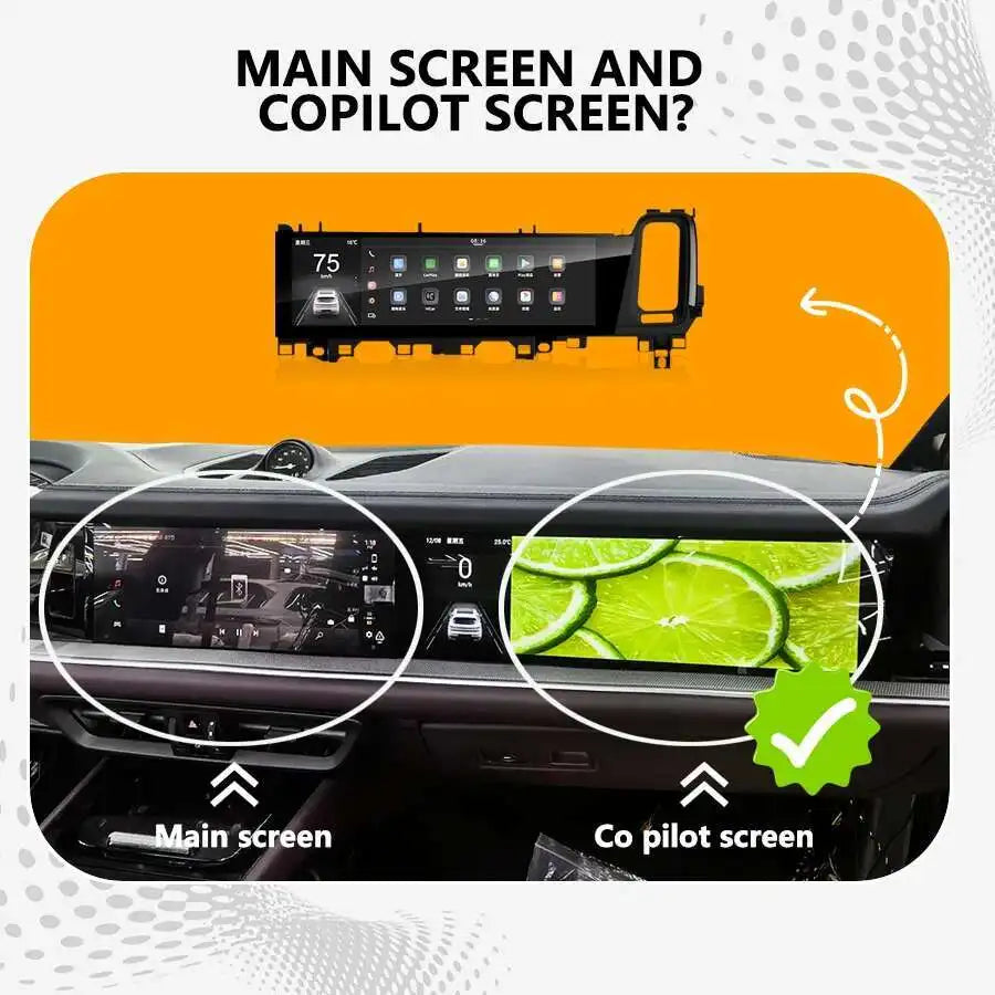 Car Co-pilot 15inch Smart Screen For Porsche Cayenne 2024 Android 13 Car Radio Entertainme | AUTOKITSHOP