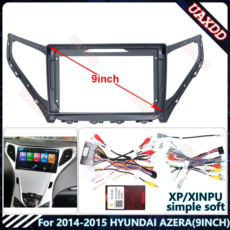 For 2014-2015 HYUNDAI AZERA 9INCH Car Radio Android Stereo Audio Screen Multimedia Video P