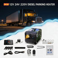 Aluminum Housing 5KW Diesel Parking Heater 12V24V220V Multi Voltage Defrosting LCD Display Wirel - Automotive LED Light