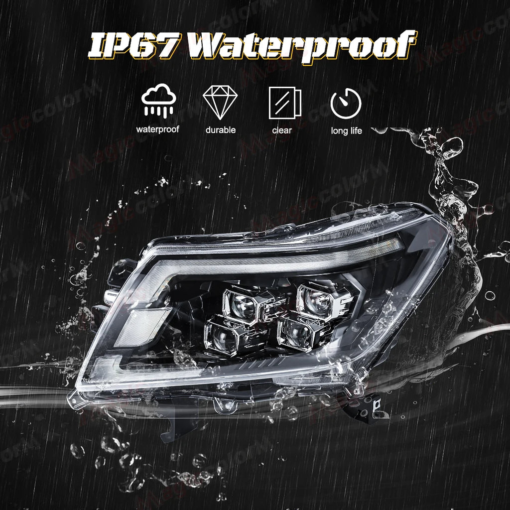 For Nissan Navara 2014 2015 2016 2017 2018 2019 2020 2021 LED Headlights Car Head Lamps Fr | AUTOKITSHOP