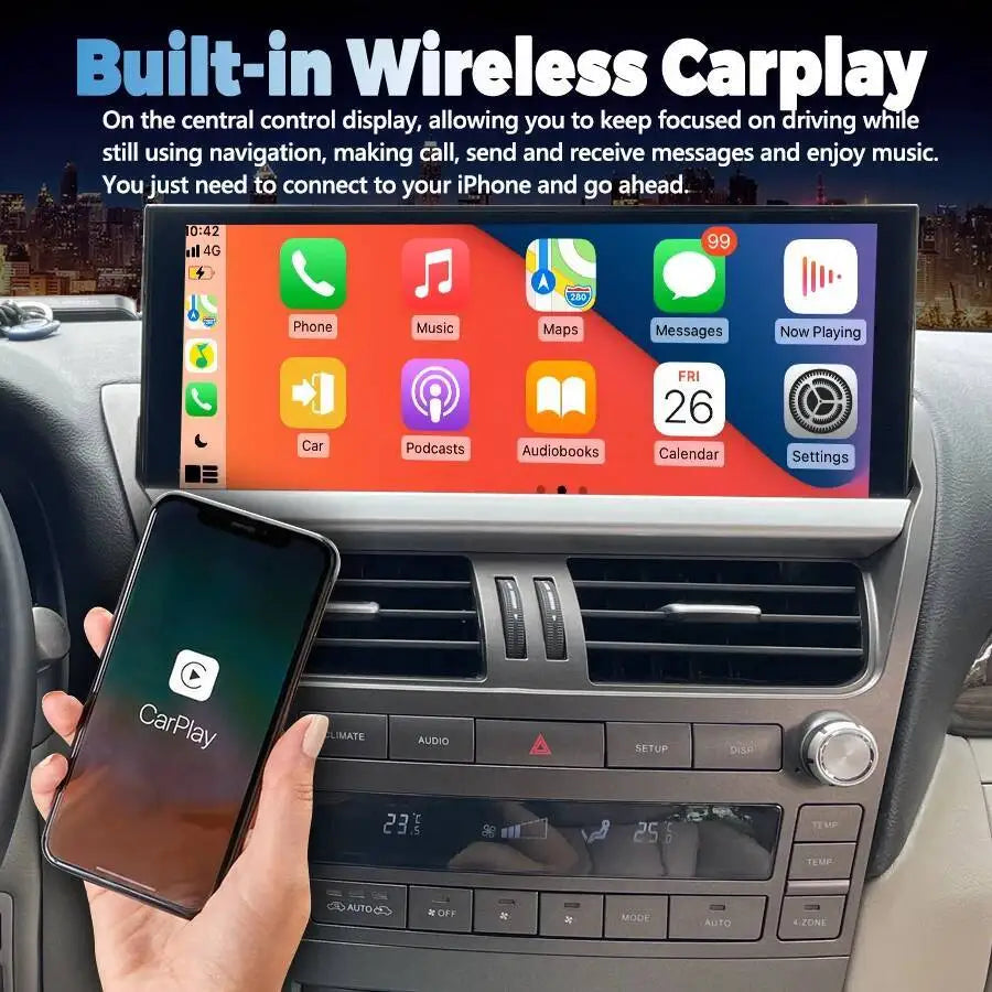For Lexus LS460 LS600 2006-2015 Android Auto Navigation GPS Car Radio Video Player Stereo  | AUTOKITSHOP