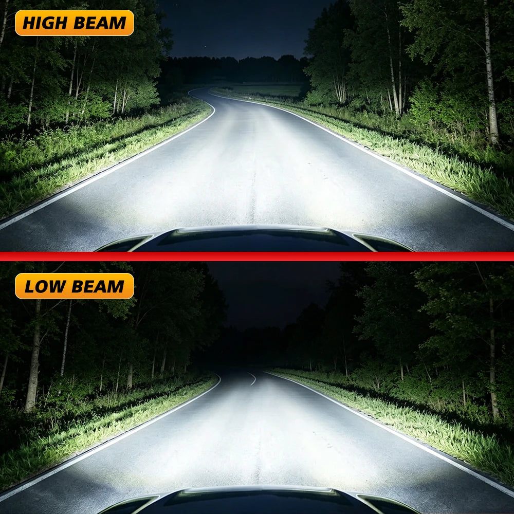 CARLitek 2Pcs 12V H7 LED Headlight Bulb Canbus Error Free 6000K High Power Best H7 LED 360
