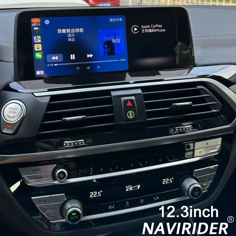Car Multimedia Video Player Stereo For BMW X3 X4 G01 G02 2018-2022 EVO 12.3inch Android14