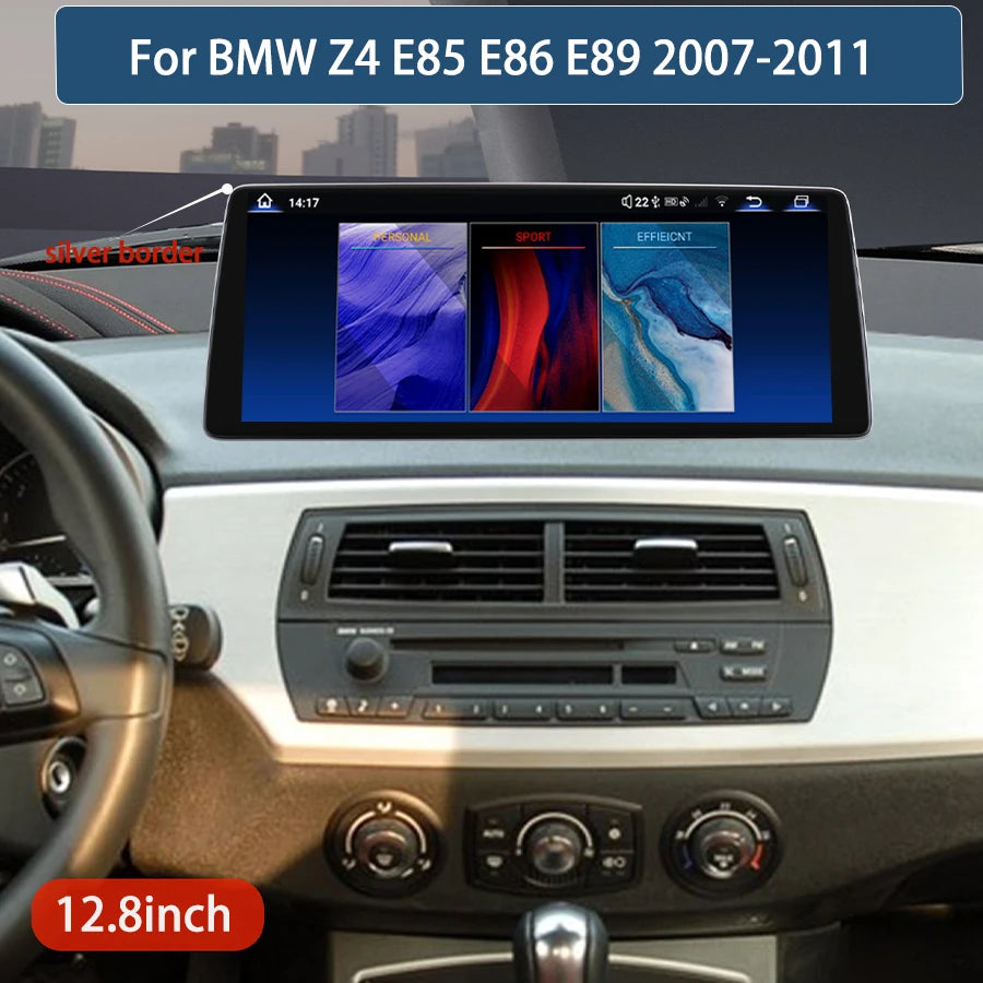 12.8inch Navi Car Radio DSP HU For BMW Z4 E85 E86 E89 2007-2011 Android 14 BT GPS Carplay