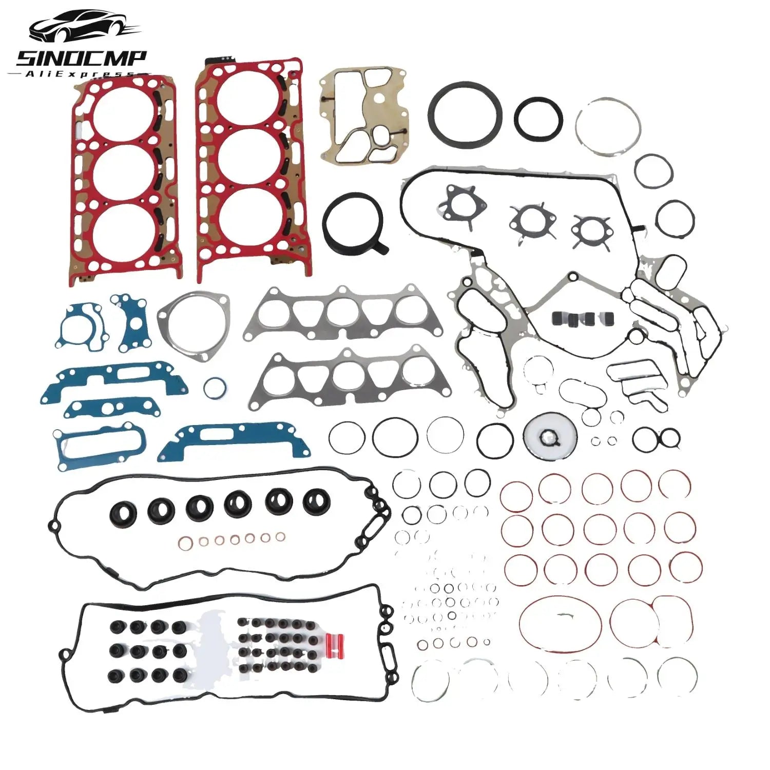 1Set Engine Rebuild Gasket Seals Kit 059103148AK 059103161AQ 059103148AJ For Audi A4 A5 A6