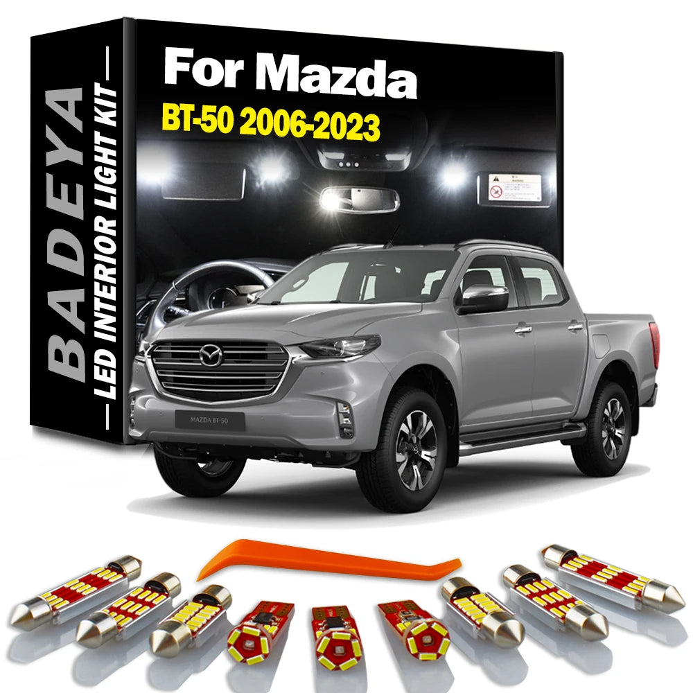 LED Interior Light Kit for Mazda BT50 2006-2018 - Canbus Error-Free Interior Bulbs