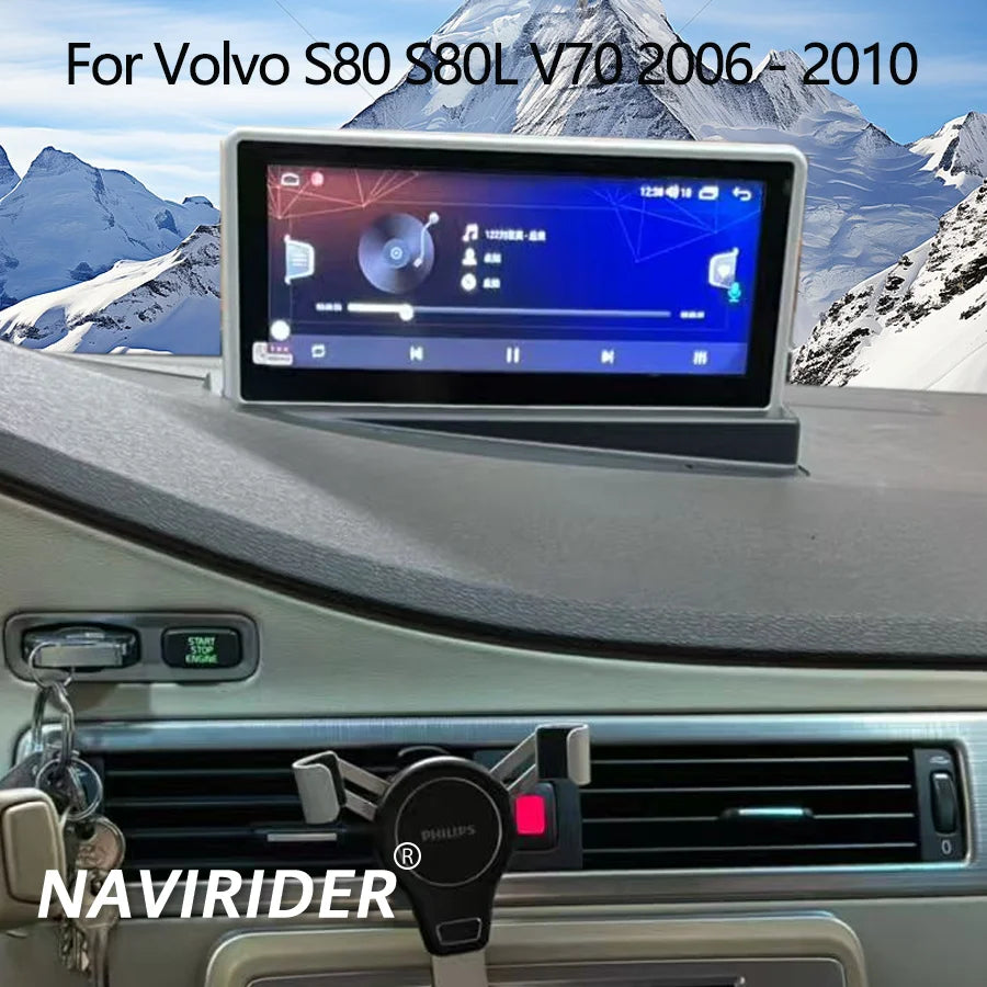 8.8" Navirider For Volvo S80 S80L V70 2006 - 2010 Android 15 Car Multimedia Video Player C