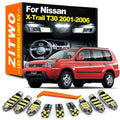 AutoKitShop 10Pcs Canbus For Nissan X-Trail Xtrail T30 2001 2002 2003 2004 2005 2006 V for Nissan T30 - Canbus LED Car Light