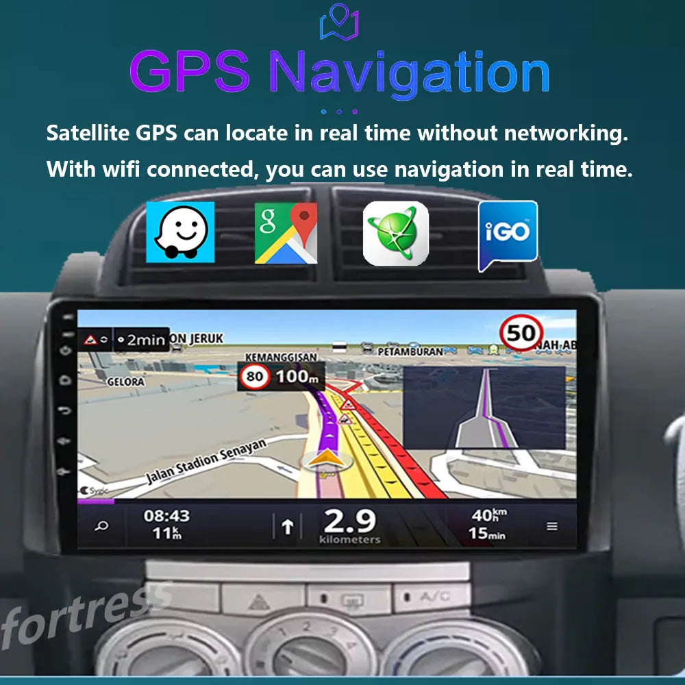 Android16 Radio For Toyota Passo Daihatsu Boon Sirion Subaru Justy Perodua Myvi Navigation