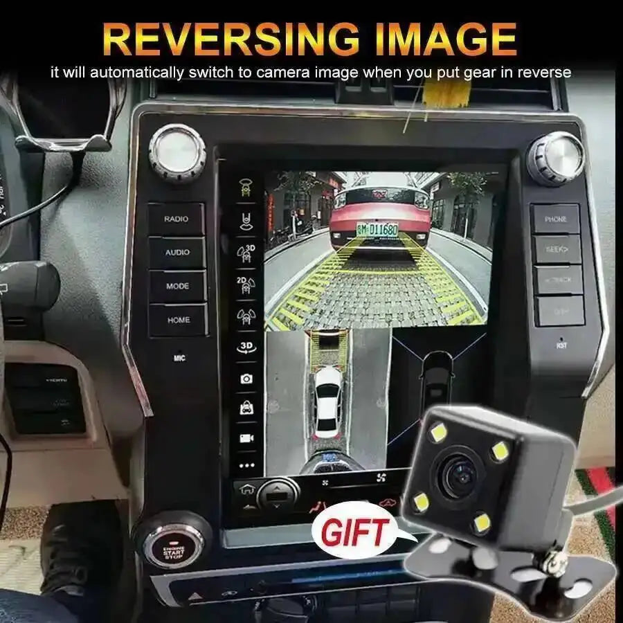 Android 15 DSP SIM Car Multimedia Video Player Head Unit For Toyota Land Cruiser Prado 201