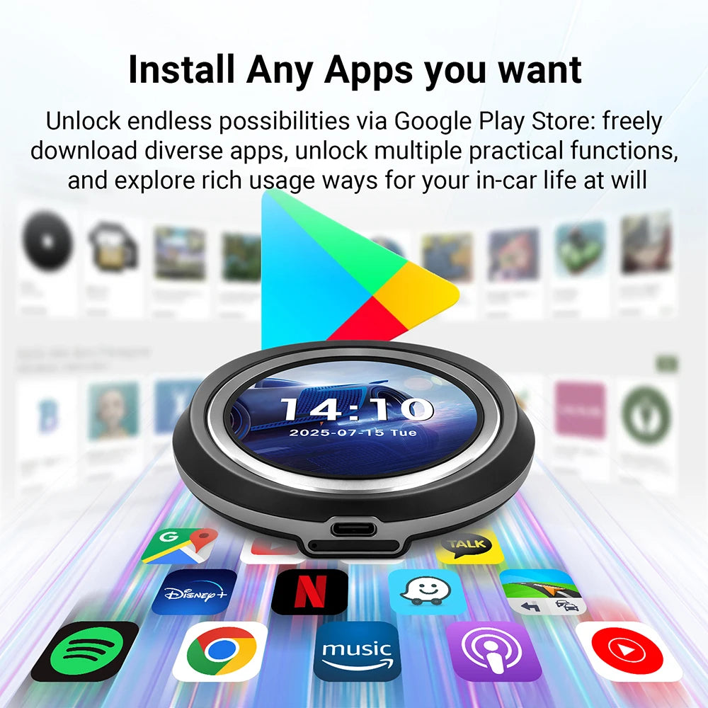 AI Box Wireless CarPlay Android Auto Adapter 8GB 128GB HDMI Converter Video Box YouTube Ne
