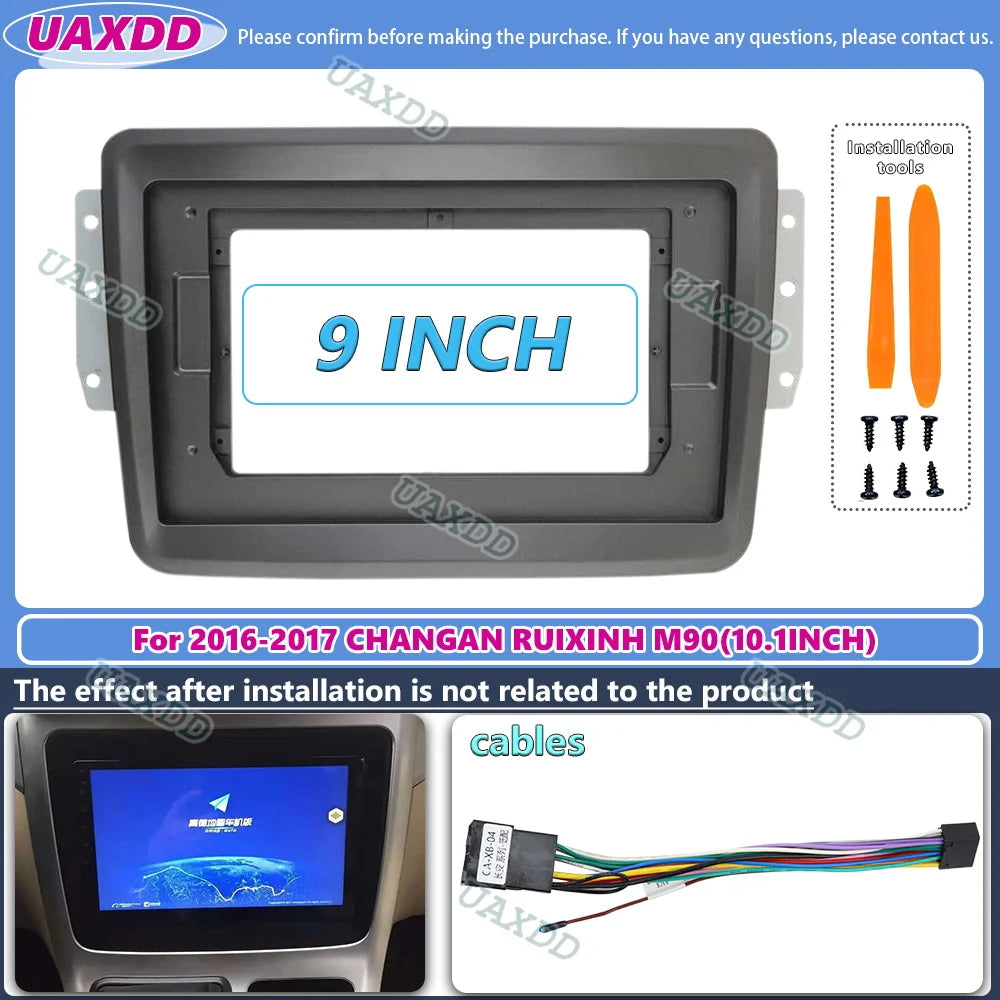 Car Android Radio Frame CD Audio Panel Multimedia Frame 10.1 INCH Fascias For Chana Changa