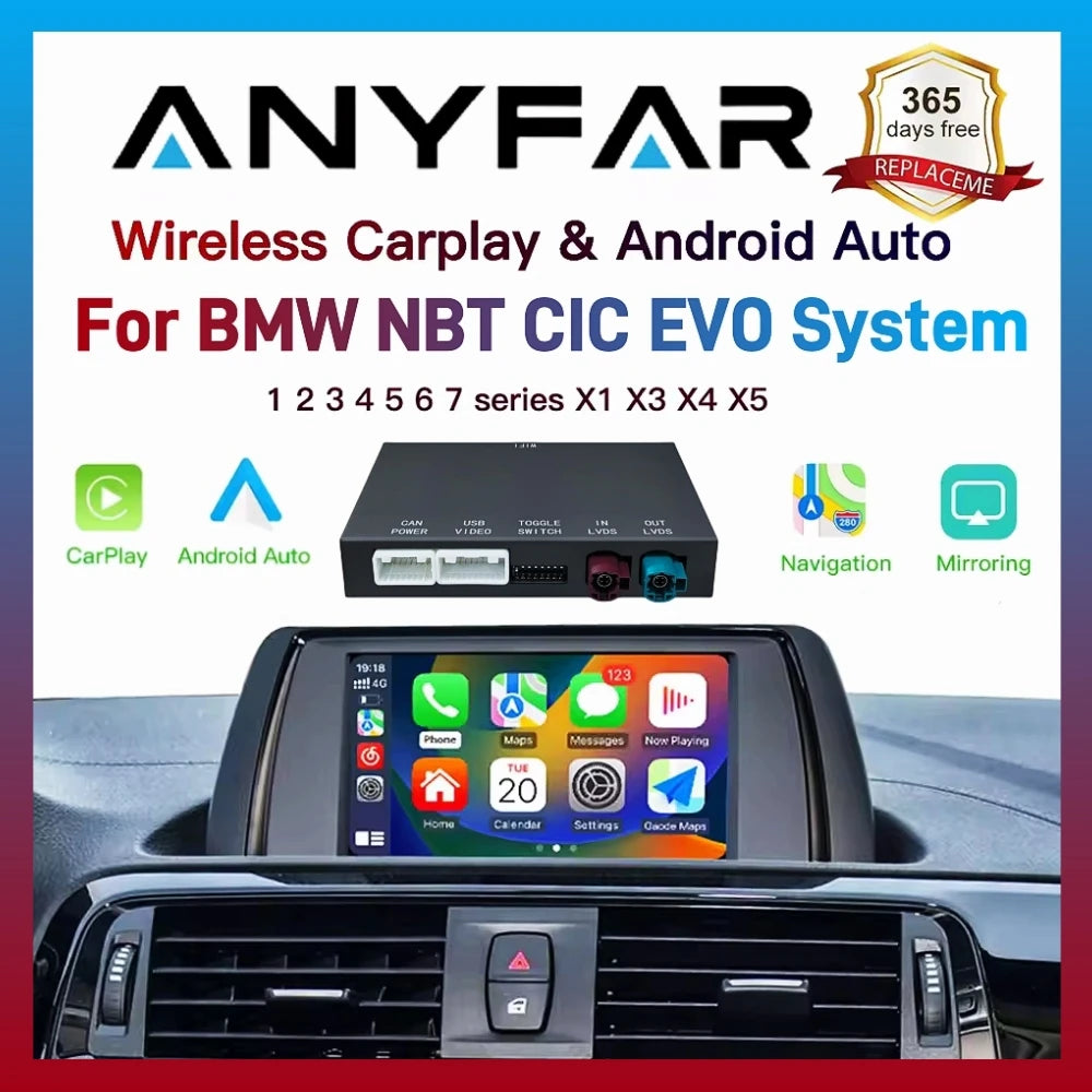 Wireless CarPlay For BMW Series 6 F06 F12 F13 G32 2010-2020 CIC,NBT,EVO, With Android Auto | AUTOKITSHOP