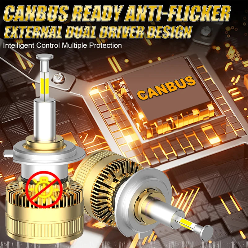 CARLitek 360 3D H4 H7 H11 Led Bulb Canbus H1 H8 H11 9005 9006 HB3 HB4 9012 HIR2 Fog Lights