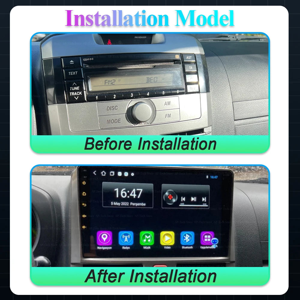 Android 16 For Toyota Rush Daihatsu Terios Car Radio Navigation Gps Multimedia Video Playe | AUTOKITSHOP
