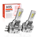 H15 LED Headlight Bulbs Canbus Lamp For VW Golf 6 MK3 H15 LED High Low Beam Driving Lights