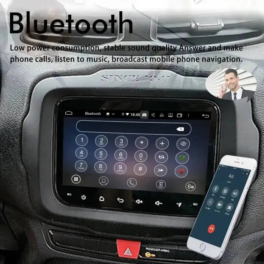 8.4inch Android Car Radio Stereo GPS For JEEP RENEGADE Multimedia Video Player Touch Scree