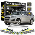 9-Piece LED Interior Light Kit for Chevrolet Chevy Captiva 2006-2012 - Canbus Dome Map Door Trunk Bulbs | AUTOKITSHOP
