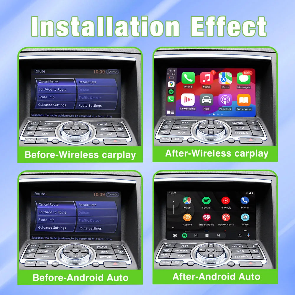 RGB - Ambient Light - for Infiniti EX35 EX37 EX25 - App Control - Car Interior Lighting