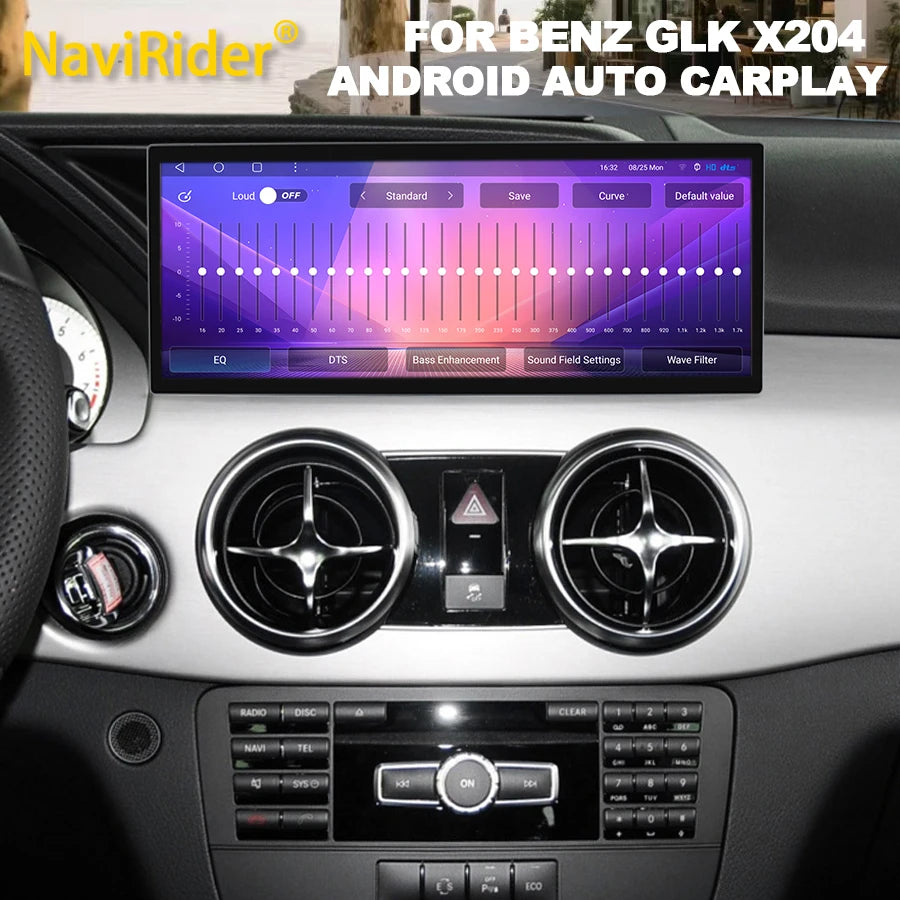 15.8inch FOR BENZ GLK X204 2013-2015 Car Radio Carplay Android 15 Auto Stereo GPS Navigati