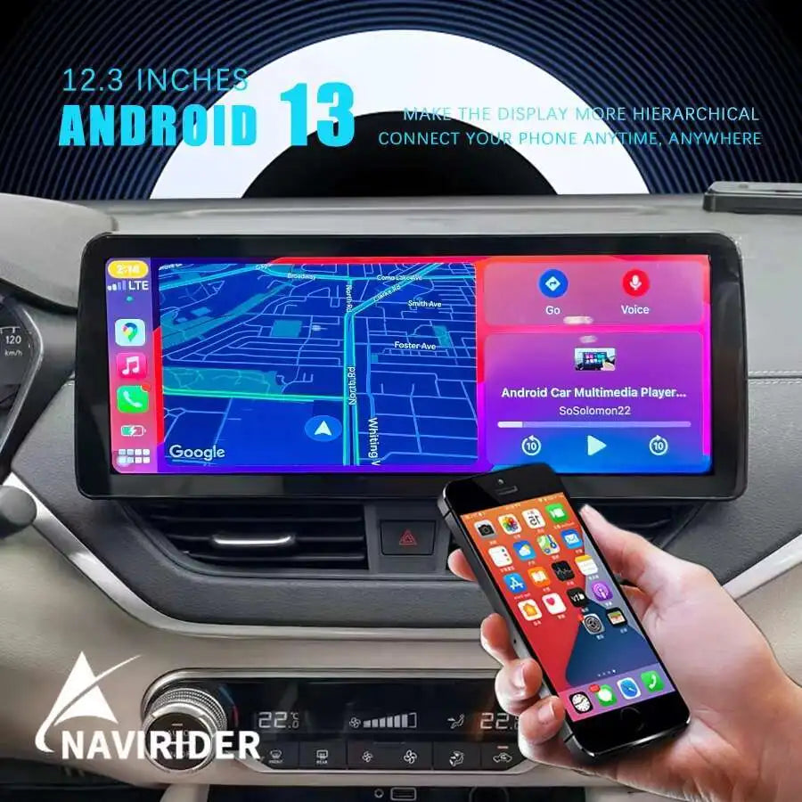 Carplay for Nissan Teana Altima 5 L33 2013-2020 256G Android 13 Car Radio Multimedia Video