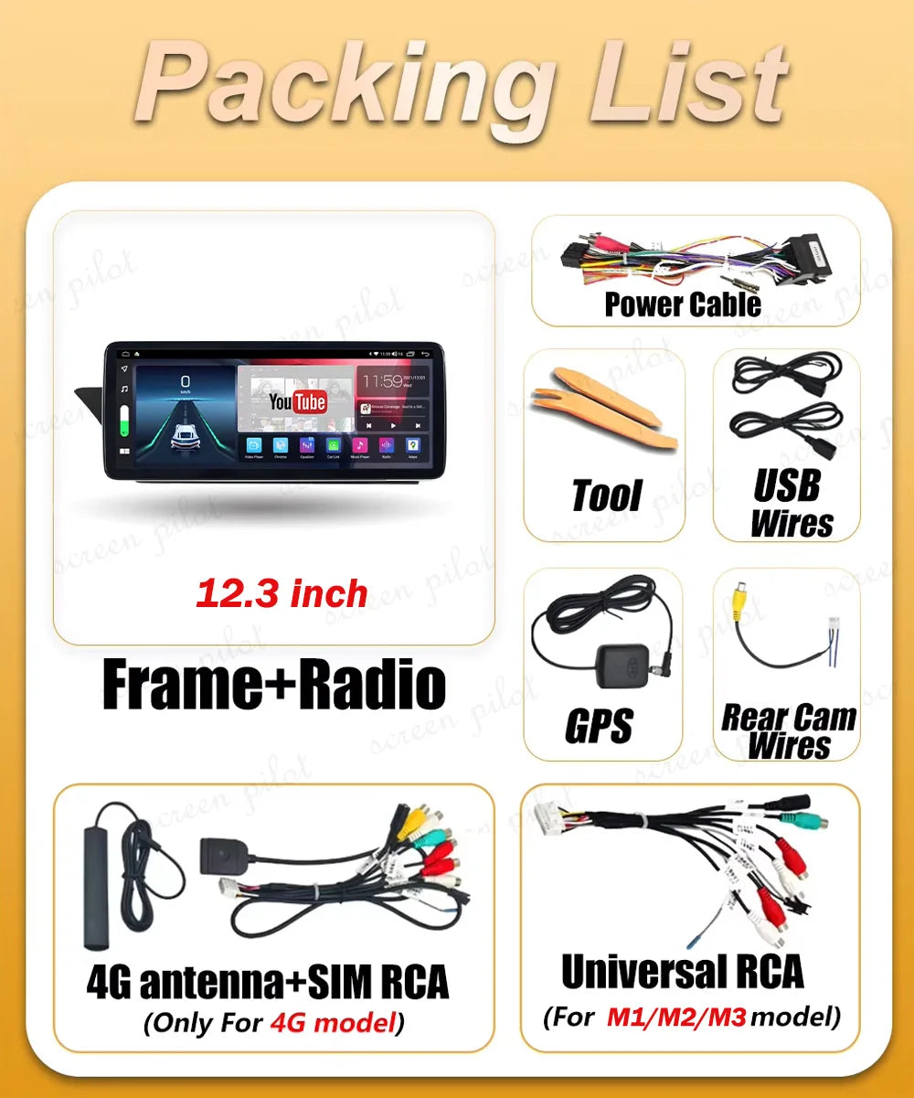12.3 Stereo Head Unit For Audi A4 B8 A5 2009 2010 2011 2012 2013- 2016 Android 16 Carplay  | AUTOKITSHOP