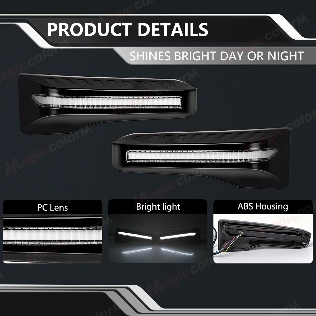 LED DRL For Toyota Land Cruiser Prado LC250 2024 2025 Daytime Running Lights Turn Signal L | AUTOKITSHOP