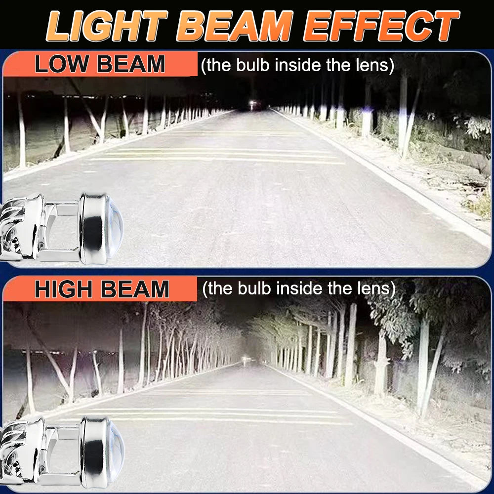H7 H4 H11 LED Projector Lens Headlight High Power H8 9005 9006 HB3 HB4 Car Bulb 6000K Canb