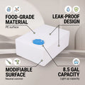 3 Sizes 8 Gallon/8.5 Gallon RV Water Storage Tank Heat Cold Resistant PE Fresh Water Tank for Tr - Automotive LED Light