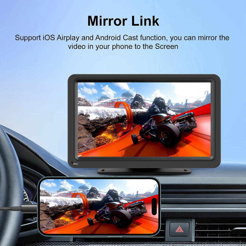 ANYFAR 7inch Car Radio Multimedia Video Player Wireless Carplay And Wireless Android Auto  | AUTOKITSHOP