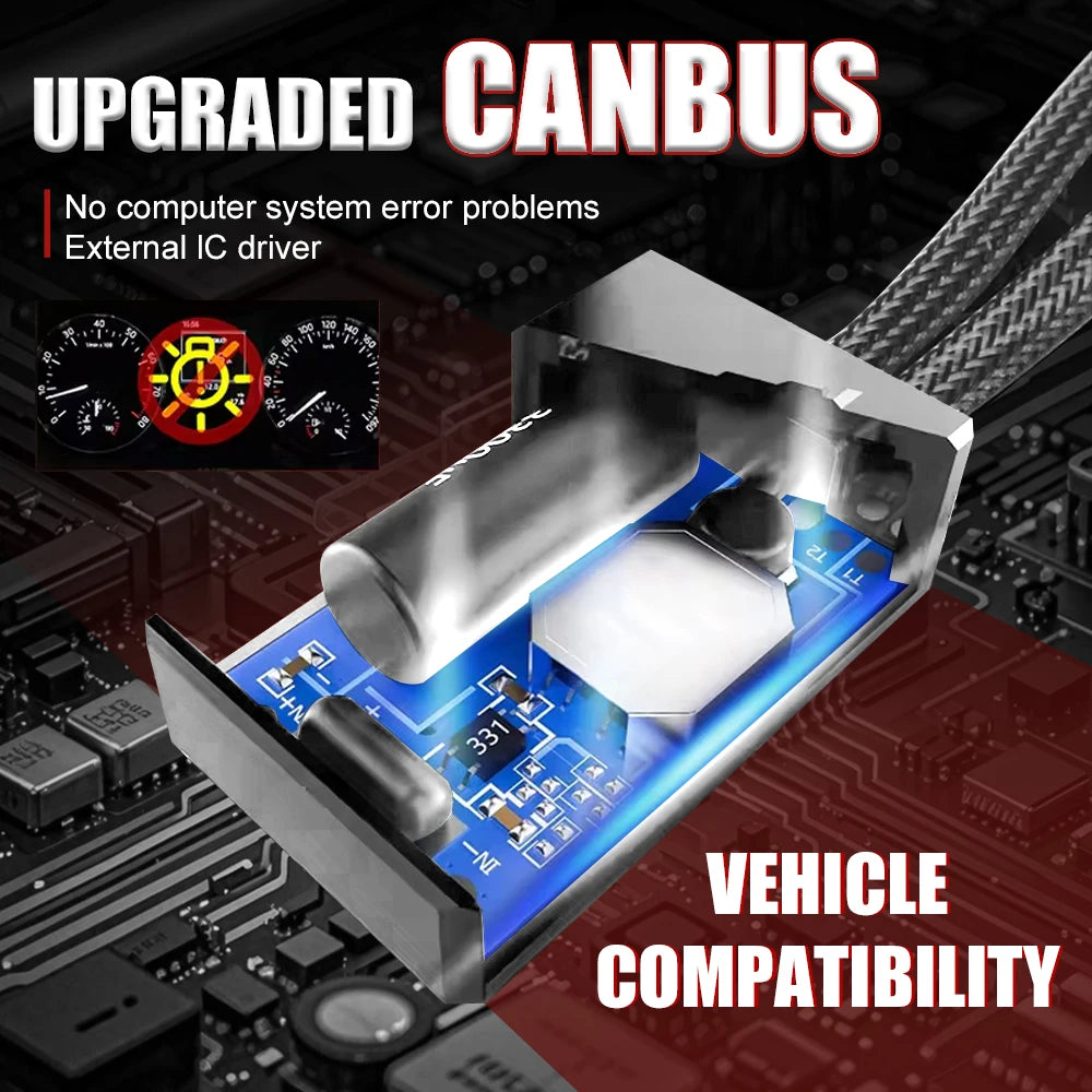 H7 H4 H11 LED Headlight High Power 8580 CSP Canbus 9005 HB3 9006 HB4 Turbo Lamp 6000K 3000