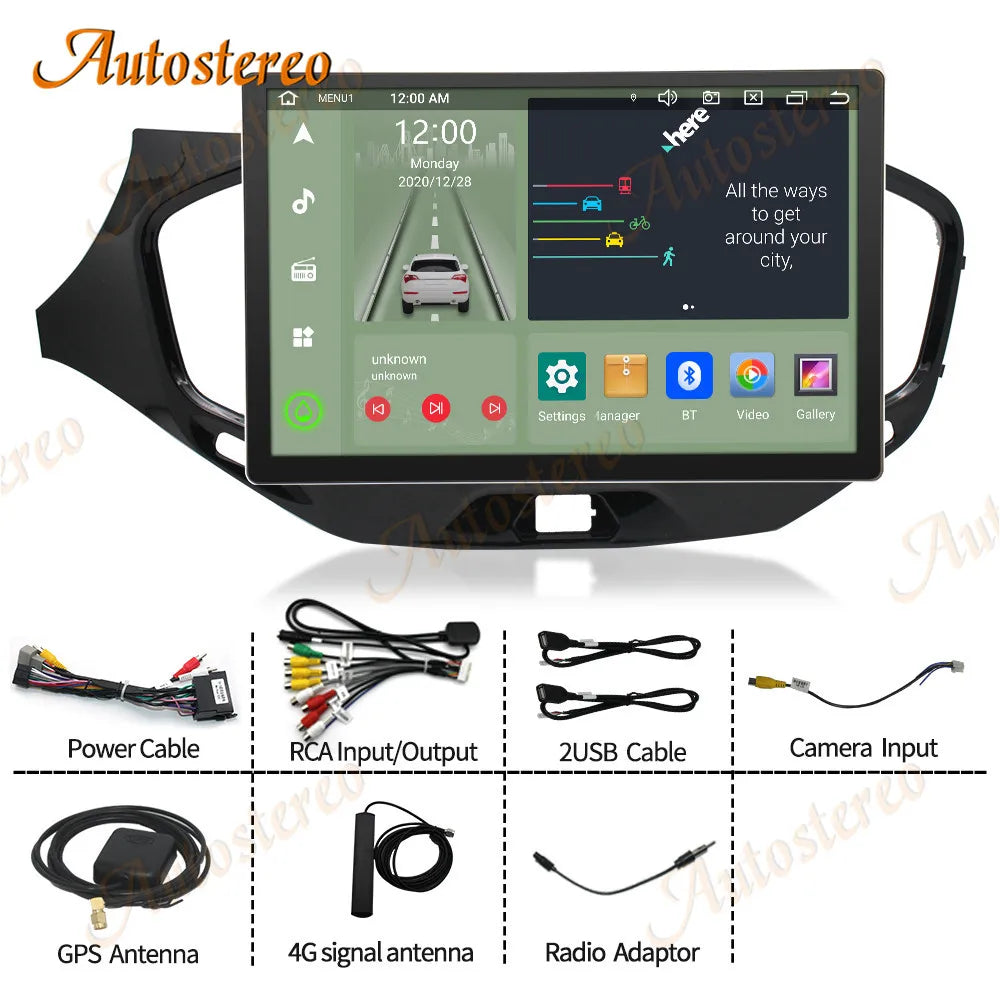 Auto Stereo Android 13 13.3 Inch For LADA Vesta Cross Sport 2015-2020 Car GPS Navigation M
