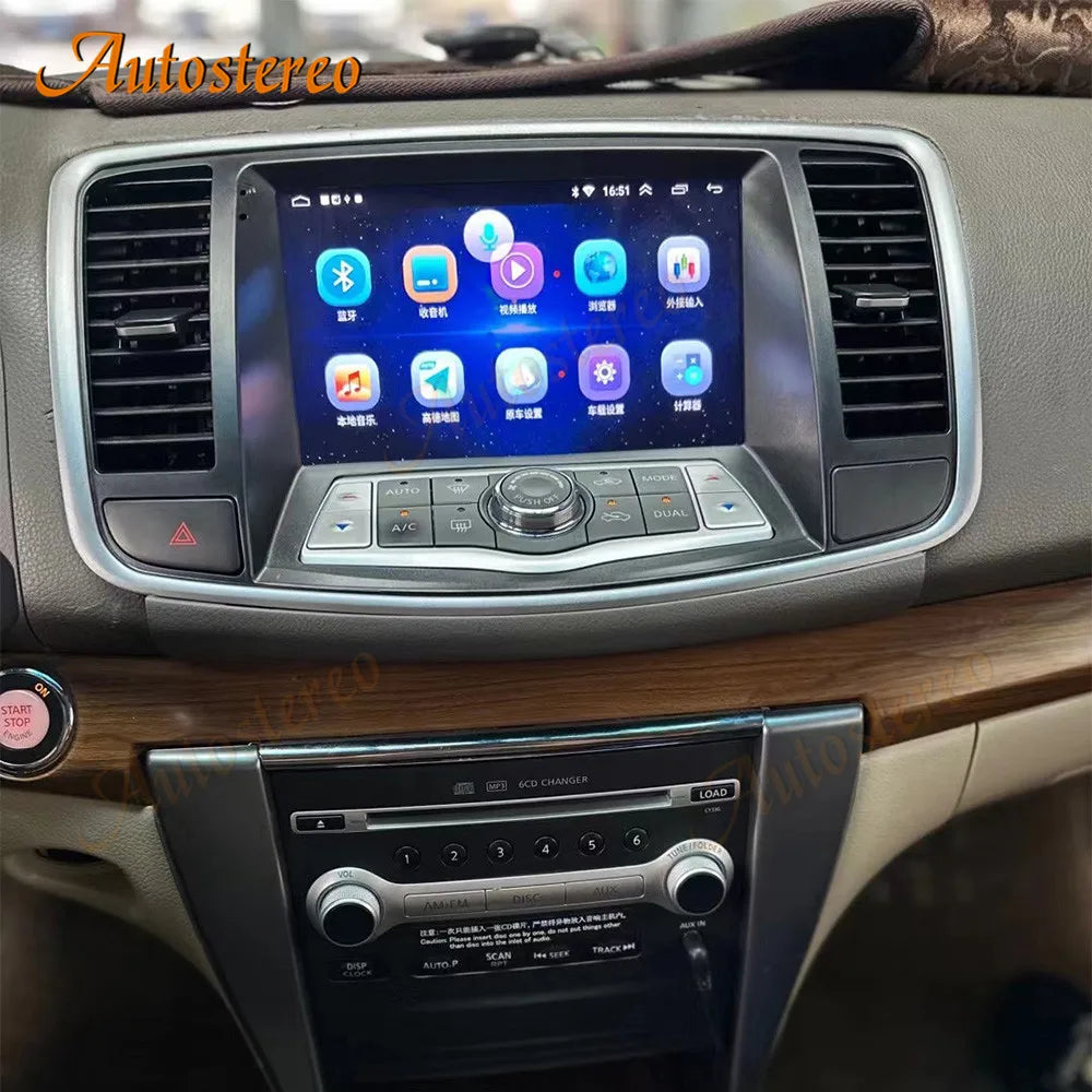 4G LTE 128GB Android14 For NISSAN Teana 2008-2012 Touch Screen Car Auto Radio Navigation G