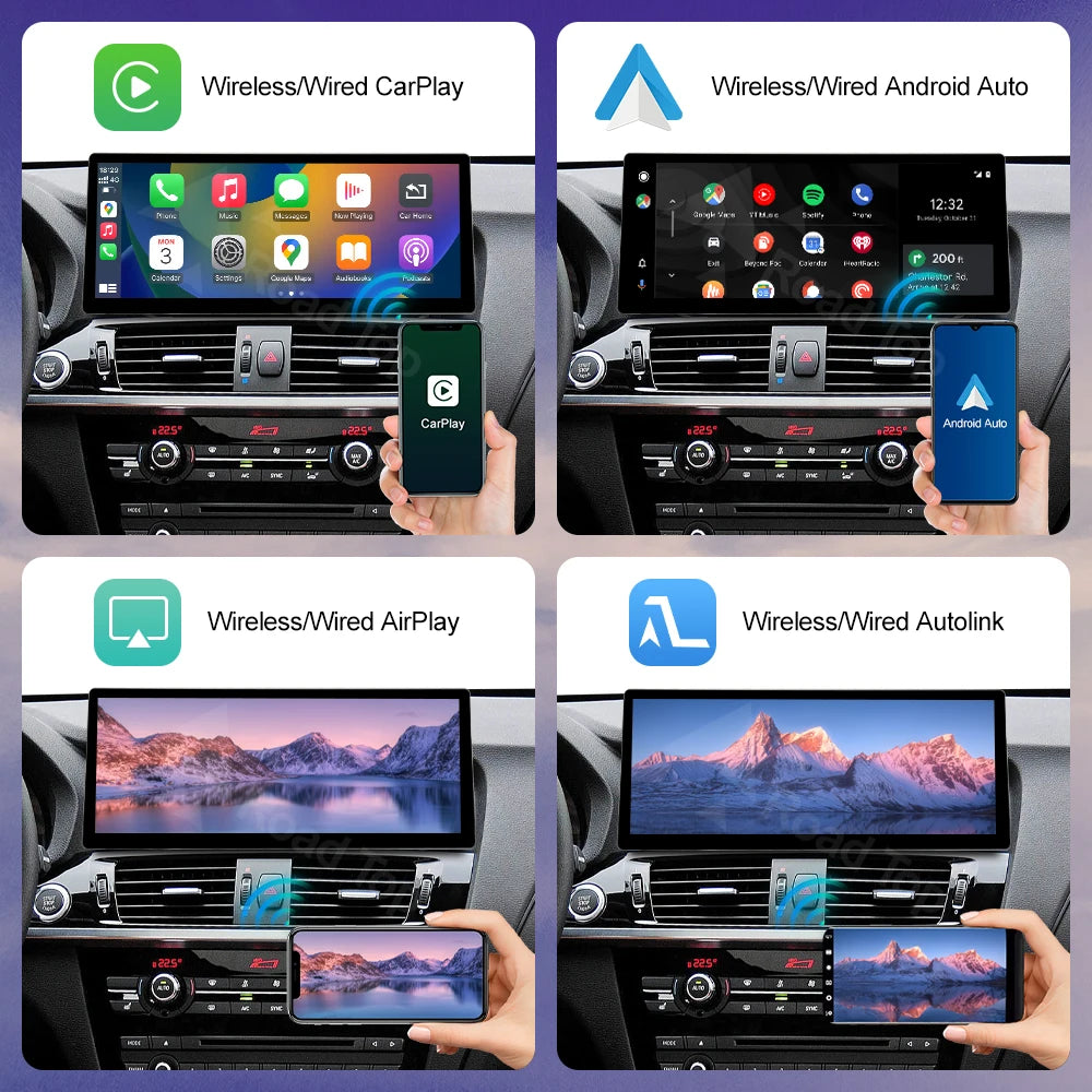 12.3 Ultra Thin Linux Touch Screen For BMW X3 F25 X4 F26 2011-2022 CIC NBT EVO System Wire | AUTOKITSHOP